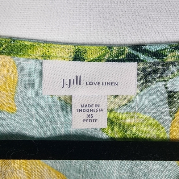 J. Jill Love Linen NWT Relaxed Comfy and Adorable Linen A-Line Dress Size XSP - Picture 4 of 7
